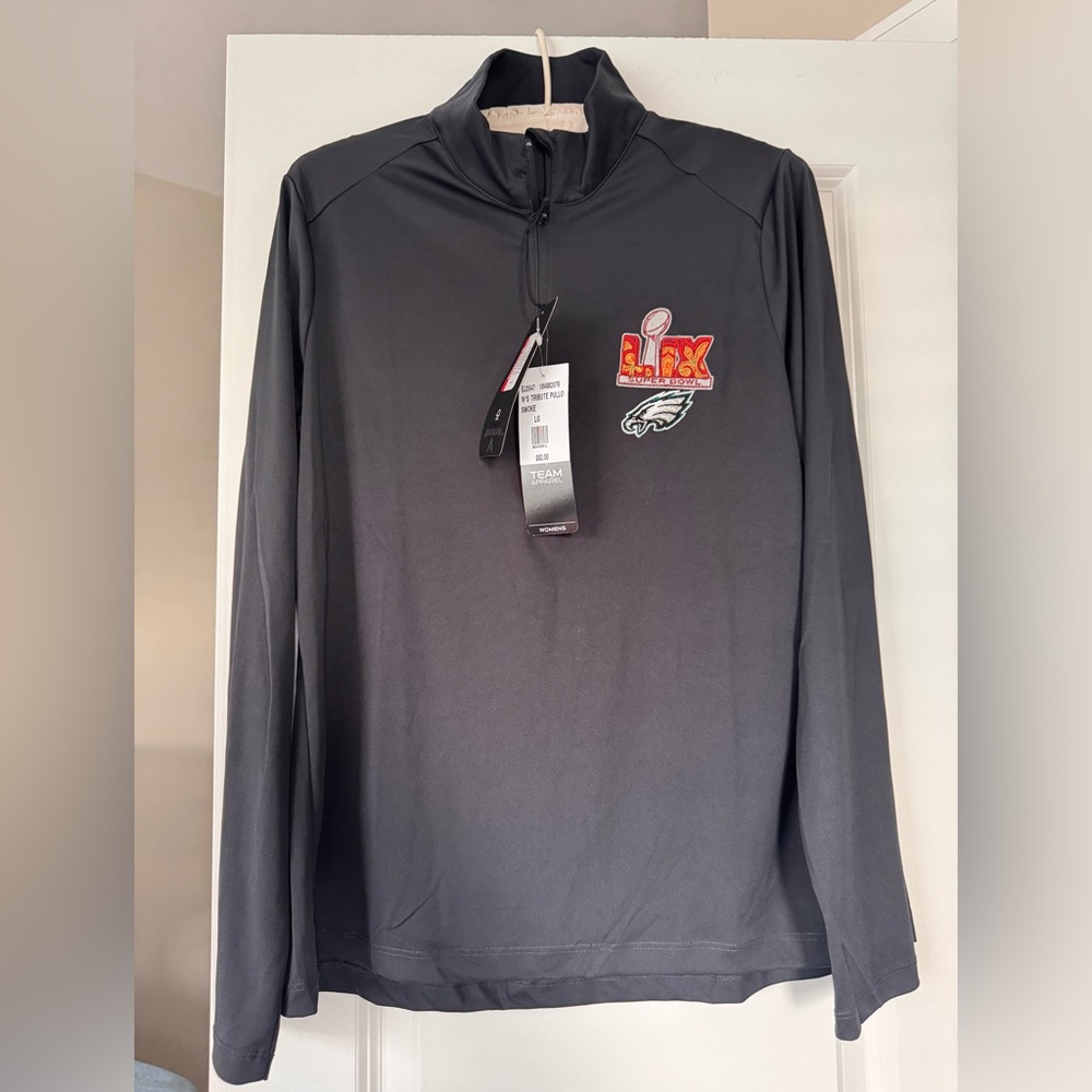 Antigua Women's Size Large Philadelphia Eagles Super Bowl Pullover NWT